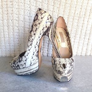 Michael Kors peep toe pumps